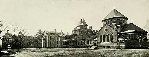 Extensions of the New Haven Hospital, New Haven, Connecticut, 1872-73.