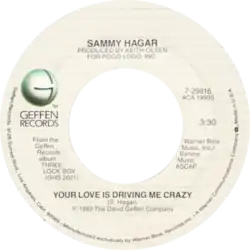 side-A label by Geffen Records