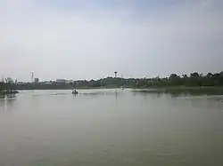 The lake within the Yunmeng Fangzhou Water Park.