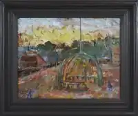 Sunrise in Södertälje by Mina Carlson-Bredberg, 1892