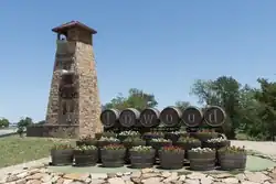 Wine_casks_at_Mendelbaum_Cellars_Winery_in_Gillespie_County_in_the_Texas_Hill_Country,_between_Fredericksburg_and_Johnson_City_LCCN2014633788