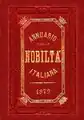 The cover of the first issue of the magazine Annuario della nobiltà italiana, 1st edition, 1879, edited by Giovan Battista di Crollalanza.