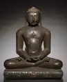 Jain tirthankara in Lotus position, Cleveland Museum of Art, 10th century